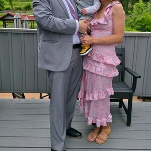 Show Me Your Mumu Greta Dress in Blushing Floral Stretch